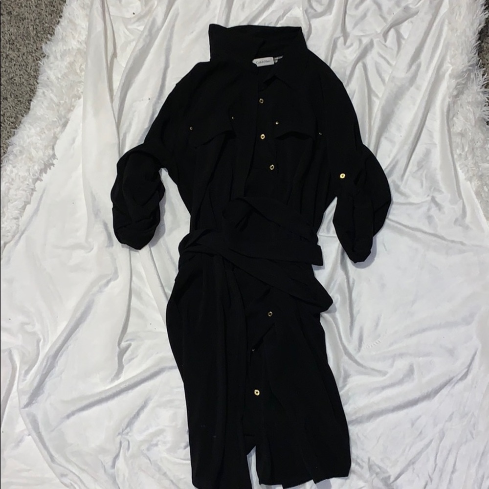 Calvin and Klein black dress